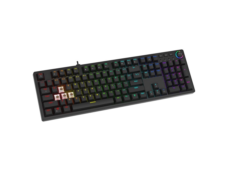 SAVIO STYX Mechanical Keyboard Outemu Brown, Hot Swap, RGB
