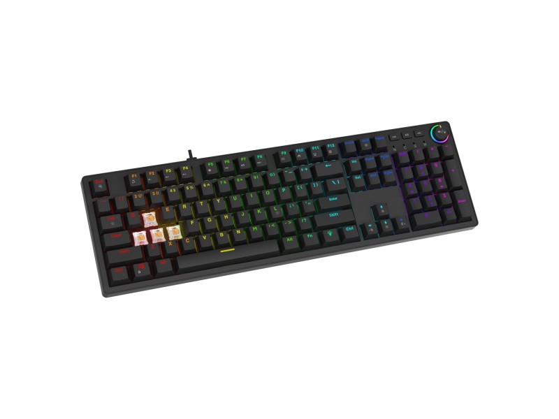 SAVIO STYX Mechanical Keyboard Outemu Brown, Hot Swap, RGB