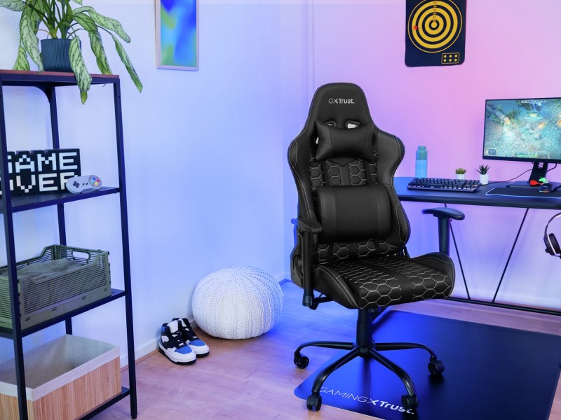 Trust GXT 708 Resto Universal gaming chair Black