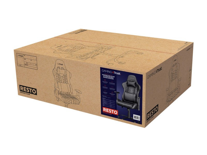Trust GXT 708 Resto Universal gaming chair Black