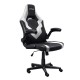 Trust GXT 703W Riye - gaming chair (white, black)