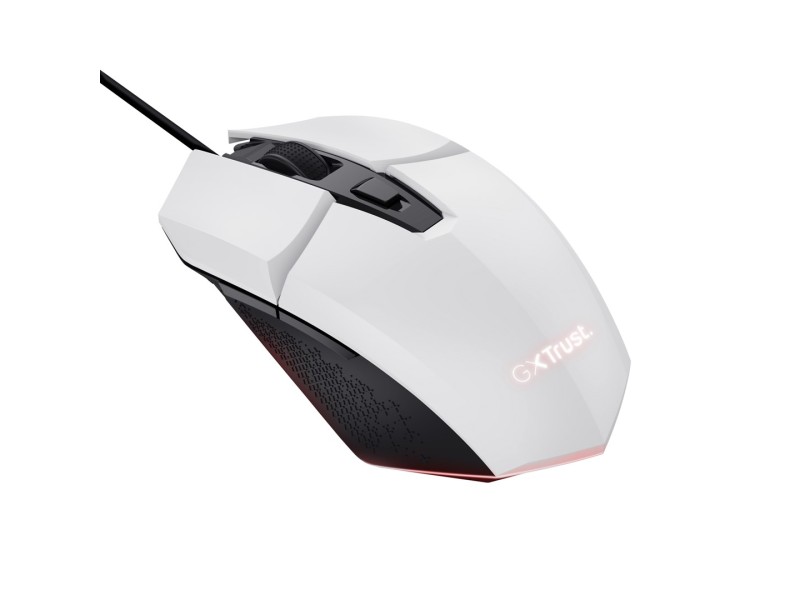 Trust GXT 109W Felox - 6400 DPI optical gaming mouse (white)