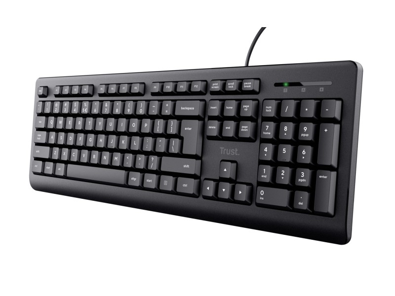 Trust TK-150 keyboard Universal USB QWERTY Black
