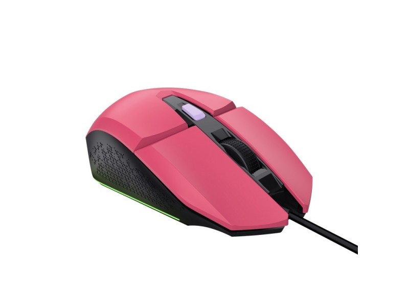 Trust Felox Gaming wired mouse GXT109P pink