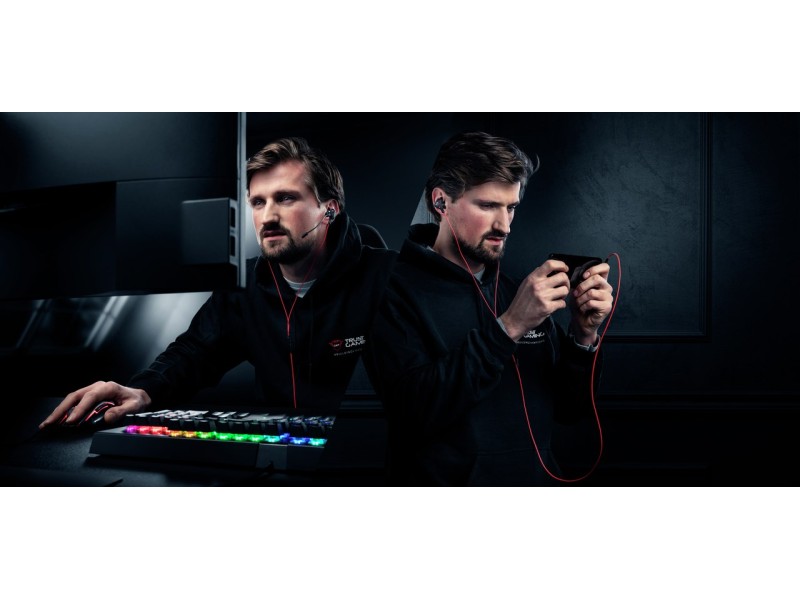 Trust TRU GXT 408 Headset In-ear 3.5 mm connector Black, Red