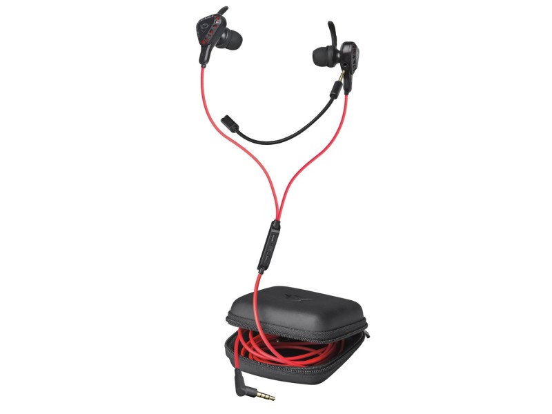 Trust TRU GXT 408 Headset In-ear 3.5 mm connector Black, Red