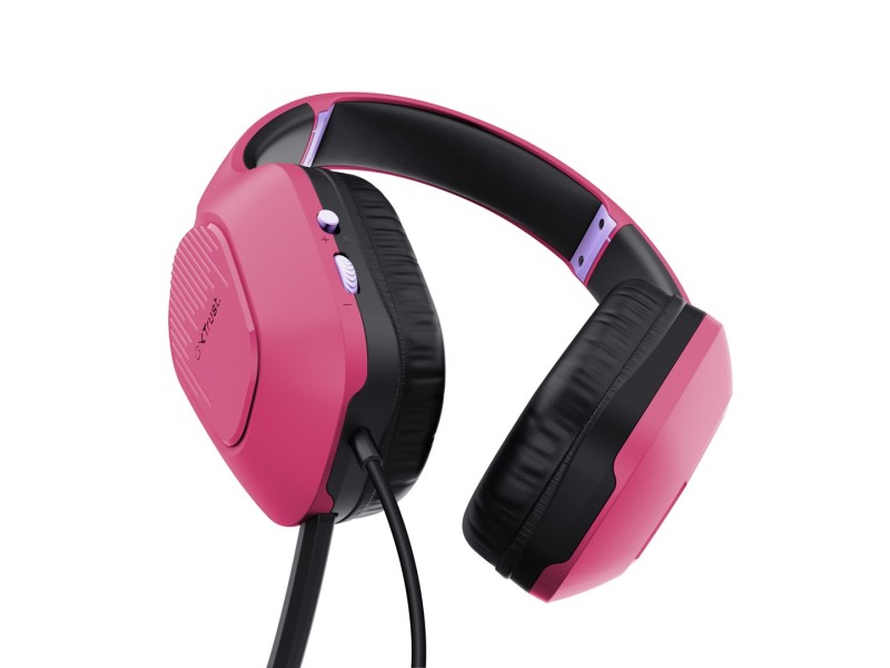 Trust GXT 415P Zirox Headset Wired Head-band Gaming Pink