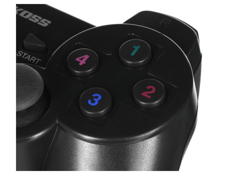 Vakoss GP-3925BK Gaming Controller Black RF Gamepad Analogue / Digital PC, Playstation 3
