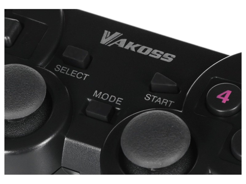 Vakoss GP-3925BK Gaming Controller Black RF Gamepad Analogue / Digital PC, Playstation 3