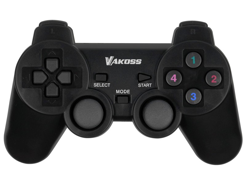Vakoss GP-3925BK Gaming Controller Black RF Gamepad Analogue / Digital PC, Playstation 3