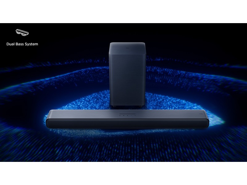 TCL S S55H Class 2.1 Channel Sound Bar with Dolby Atmos, Wireless Subwoofwer, and Bluetooth Music Streaming