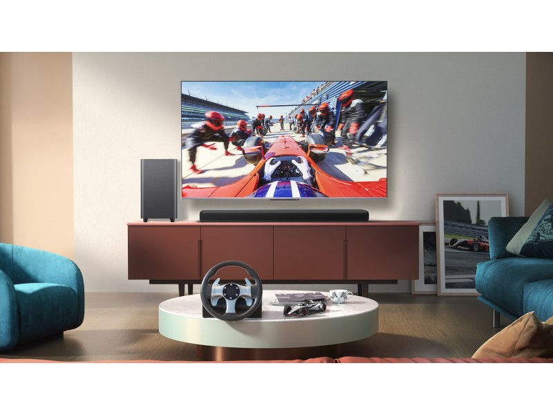 TCL S S55H Class 2.1 Channel Sound Bar with Dolby Atmos, Wireless Subwoofwer, and Bluetooth Music Streaming