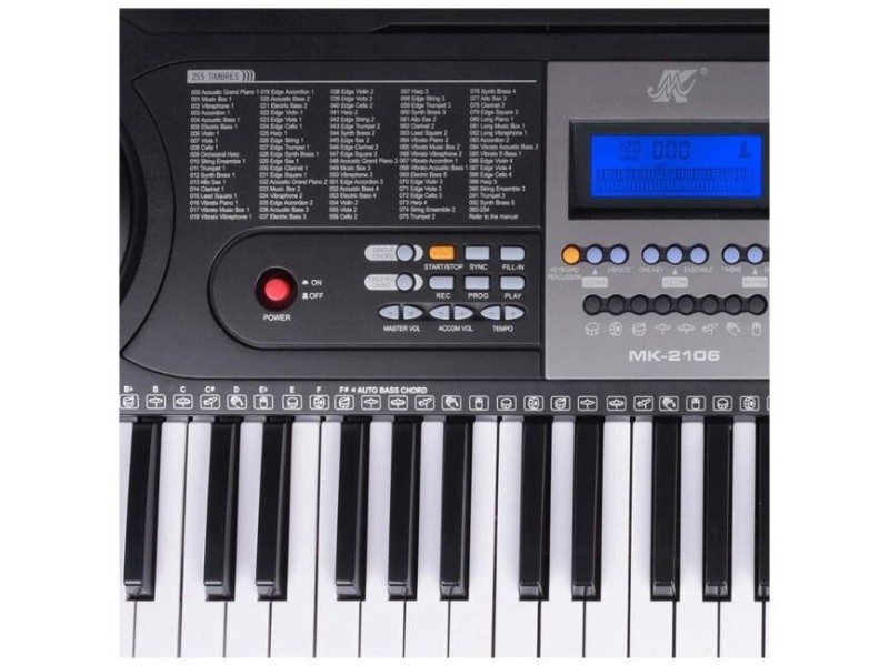 MK 2106 - keyboard with microphone for learning to play, designed for children