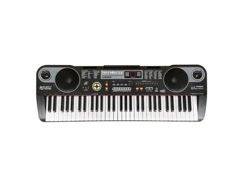 MQ 6115L - keyboard with microphone for learning to play, designed for children