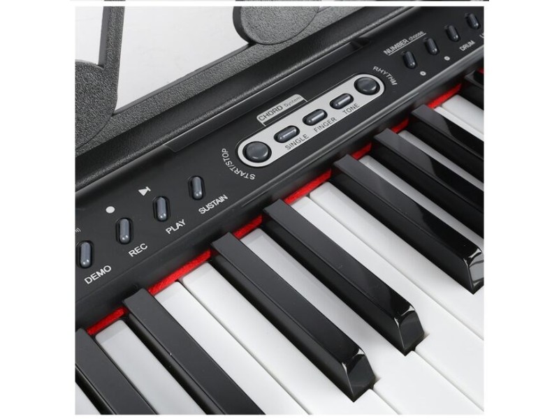 MQ 6151L - keyboard with microphone for learning to play, designed for children