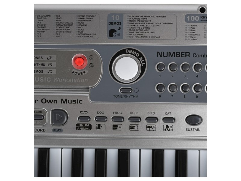 SUPRIMO 824 USB - keyboard with microphone for learning to play, designed for children