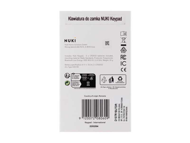 Nuki 9120072080609 smart lock Smart door lock