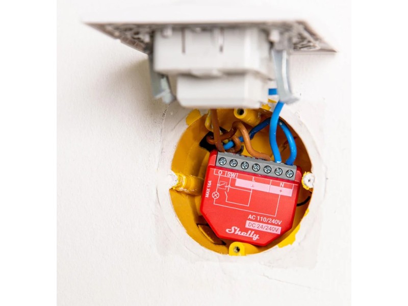 SHELLY 1PM Gen4 Smart switch Red