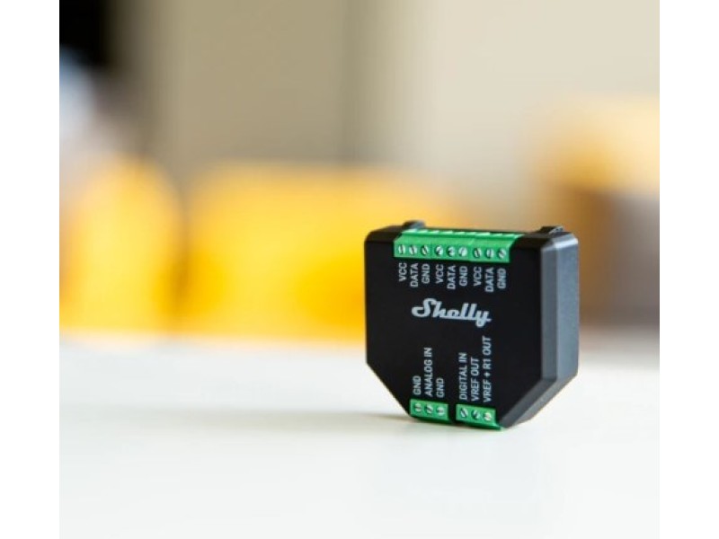 SHELLY Plus Add-On Indoor/outdoor Temperature sensor Built-in Wired