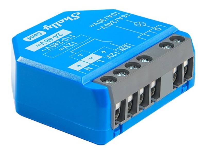 SHELLY 1 Gen4 Smart switch Blue
