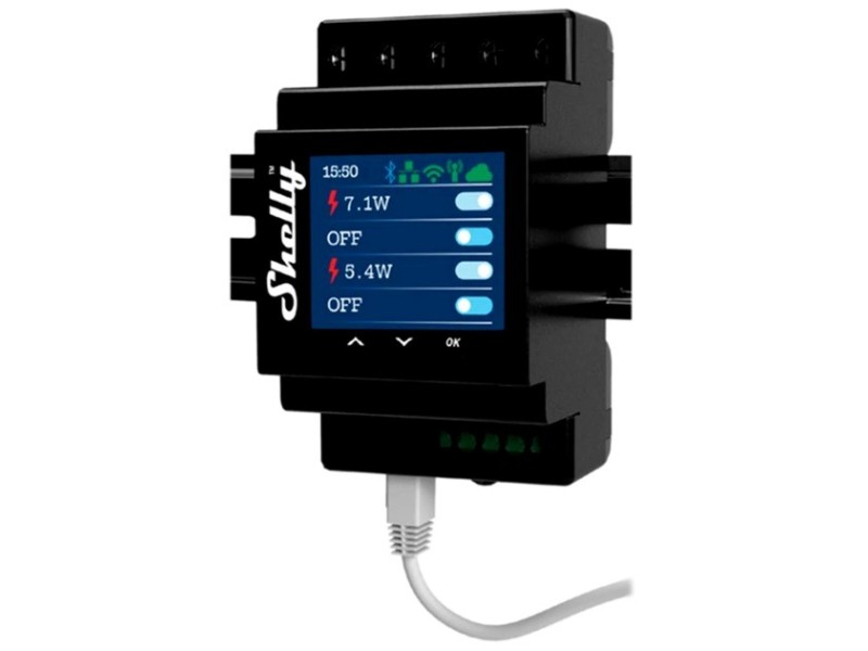 Shelly PRO 4PM 4-channel controller with energy measurement