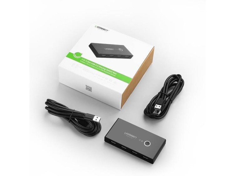 Ugreen 30767 interface hub USB 2.0 Black