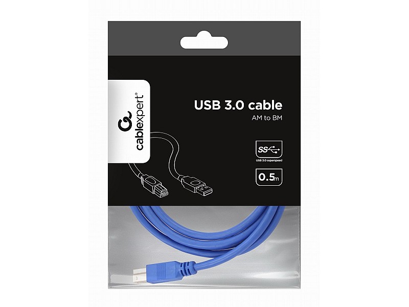 Gembird CCP-USB3-AMBM-6 USB cable 1.83 m USB A USB B Blue