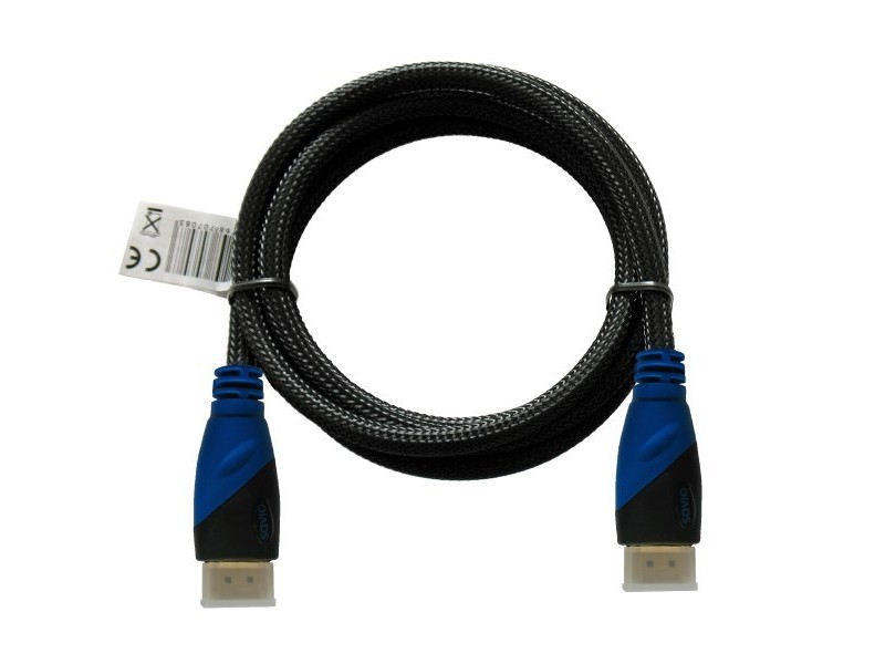 Savio CL-02 HDMI cable 1.5 m HDMI Type A (Standard) Black,Blue