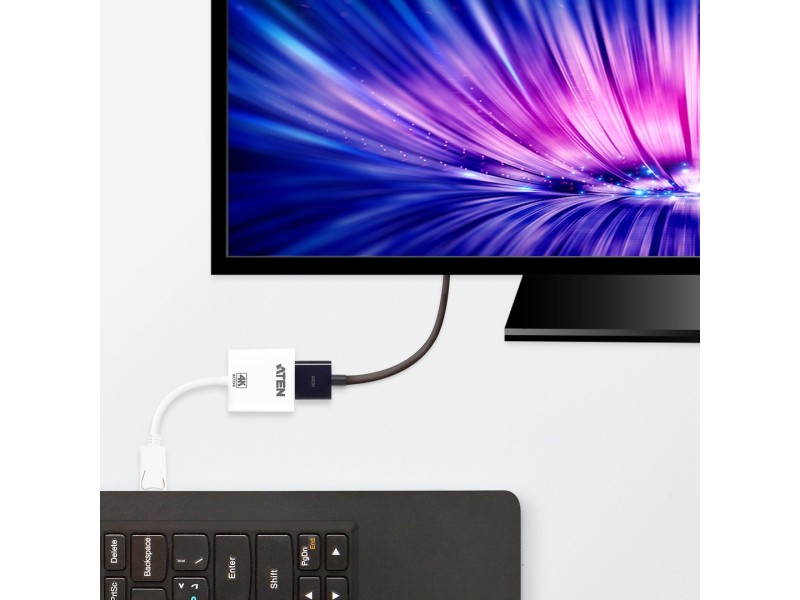 ATEN 4K Active DisplayPort to HDMI converter, 3D, up 3840 by 2160 @30Hz