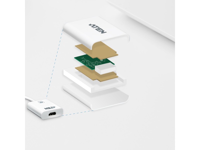 ATEN 4K Active DisplayPort to HDMI converter, 3D, up 3840 by 2160 @30Hz