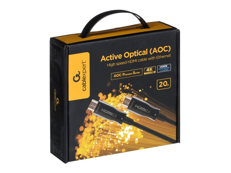 Gembird CCBP-HDMI-AOC-20M-02 Active Optical (AOC) High speed HDMI cable with Ethernet Gembird CCBP-HDMI-AOC-20M-02 Active Optical (AOC) High speed HDMI cable with Ethernet