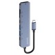 Savio AK-82 interface hub USB Type-C 5000 Mbit/s Black