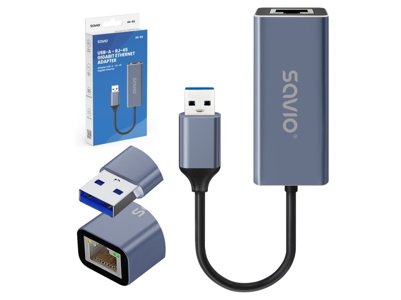 Savio AK-83 interface cards/adapter RJ-45