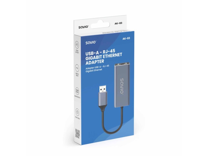 Savio AK-83 interface cards/adapter RJ-45
