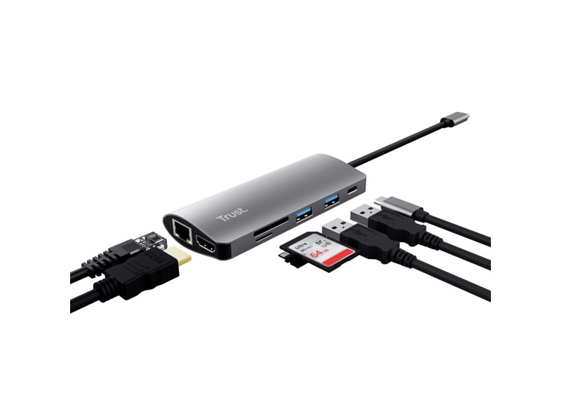 Trust Dalyx interface cards/adapter Internal HDMI, RJ-45, USB 3.2 Gen 1 (3.1 Gen 1)