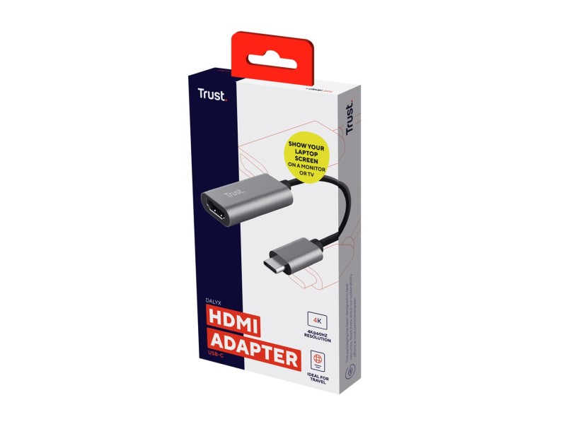Trust Dalyx USB graphics adapter Grey