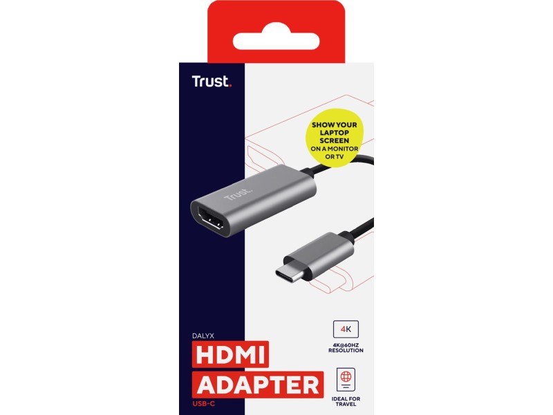 Trust Dalyx USB graphics adapter Grey