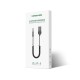 Ugreen CM309 Bluetooth 5.0 Audio Receiver USB Cable Audio Adapter AUX Jack Black
