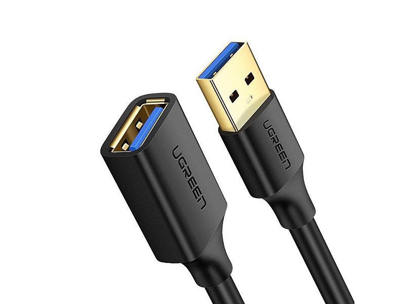 Ugreen extension cable adapter USB 3.0 (female) to USB 3.0 (male) 1 m (black)