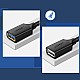 Ugreen extension cable adapter USB 3.0 (female) to USB 3.0 (male) 1 m (black)