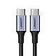 Ugreen US316 70428 USB-C to USB-C PD QC FCP 100W 5A 480Mb/s 3m Cable - Grey