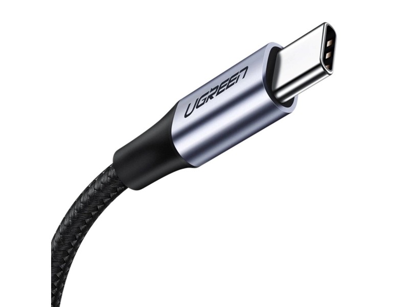 Ugreen CM556 Cable with USB-C and DisplayPort 8K connectors, 1 m long - grey