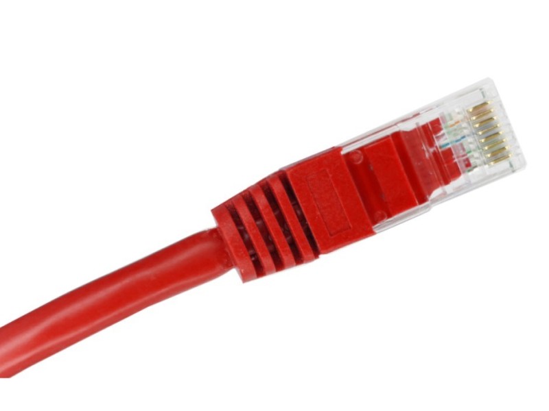 Alantec KKU5CZA1 networking cable Red 0.25 m Cat5e U/UTP (UTP)