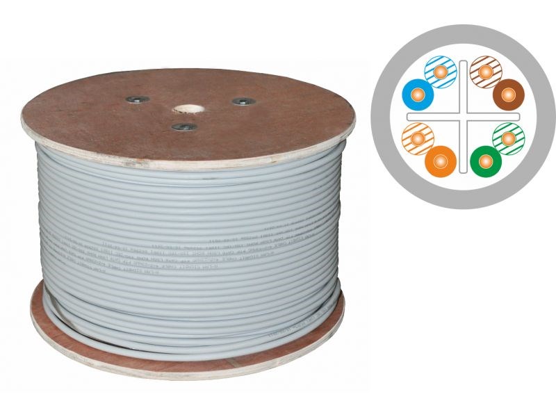 ALANTEC U/UTP cat.6 B2ca LSOH cable 4x2x23AWG 500m