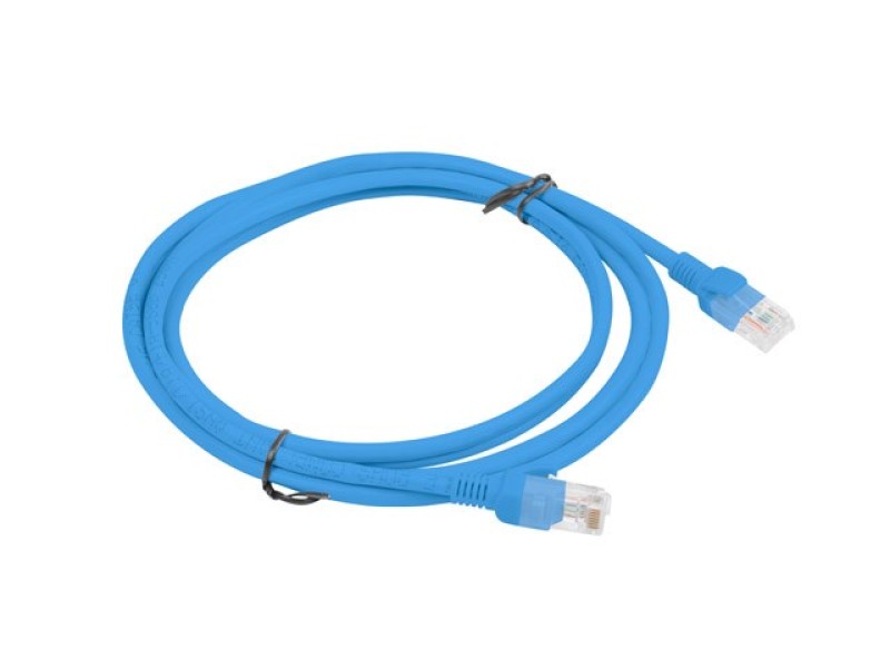 Lanberg PCU6-10CC-0200-B networking cable 2 m Cat5e U/UTP (UTP) Blue