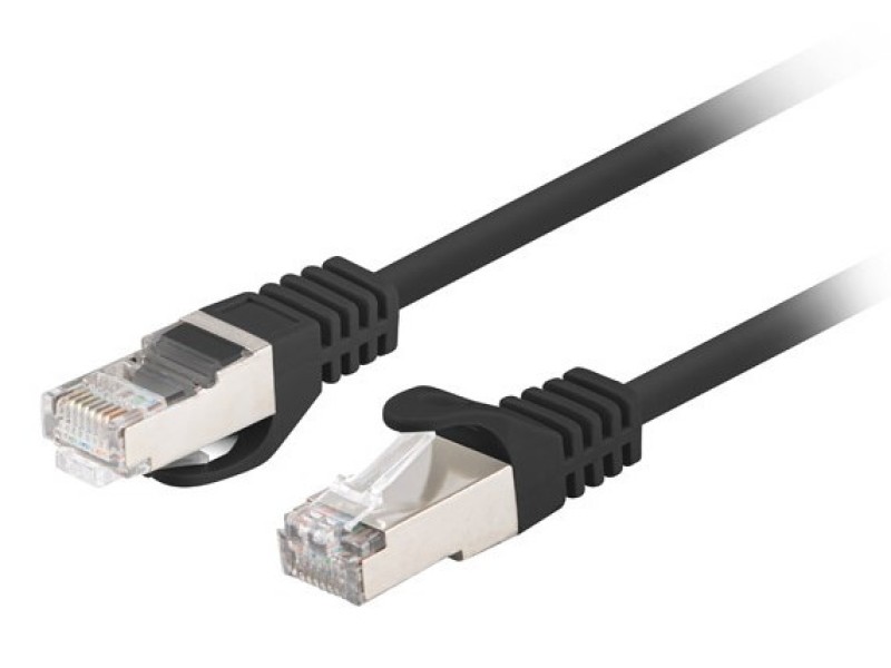 Lanberg PCF6-20CC-0500-BK networking cable Black 5 m Cat6 F/UTP (FTP)