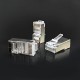 Qoltec 54556 RJ45 modular connector | CAT6 | FTP |Gold-plated contacts | 100 pieces