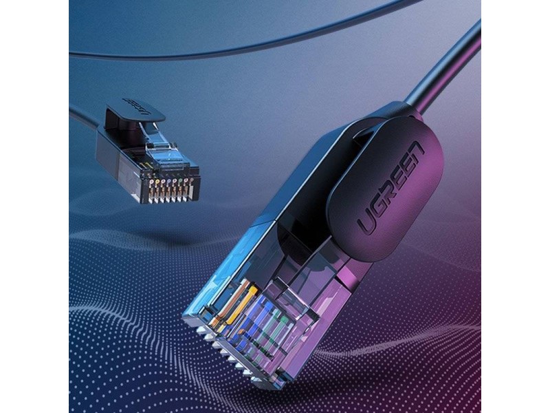 Ugreen Ethernet network cable patch cord RJ45 Cat 6A UTP up to 10Gb/s 3m NW122 (black) Ugreen Ethernet network cable patch cord RJ45 Cat 6A UTP up to 10Gb/s 3m NW122 (black)