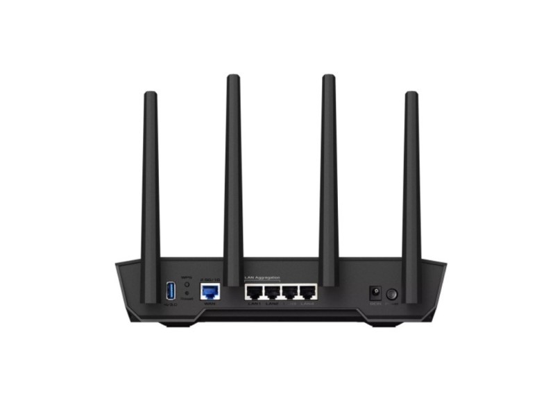 ASUS TUF Gaming AX4200 wireless router 2,5 Gigabit Ethernet Dual-band (2.4 GHz / 5 GHz) Black, Orange