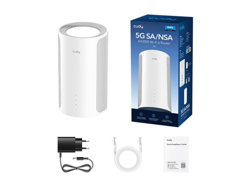 CUDY P4 Wi-Fi 6 5G SA/NSA AX3000 Router